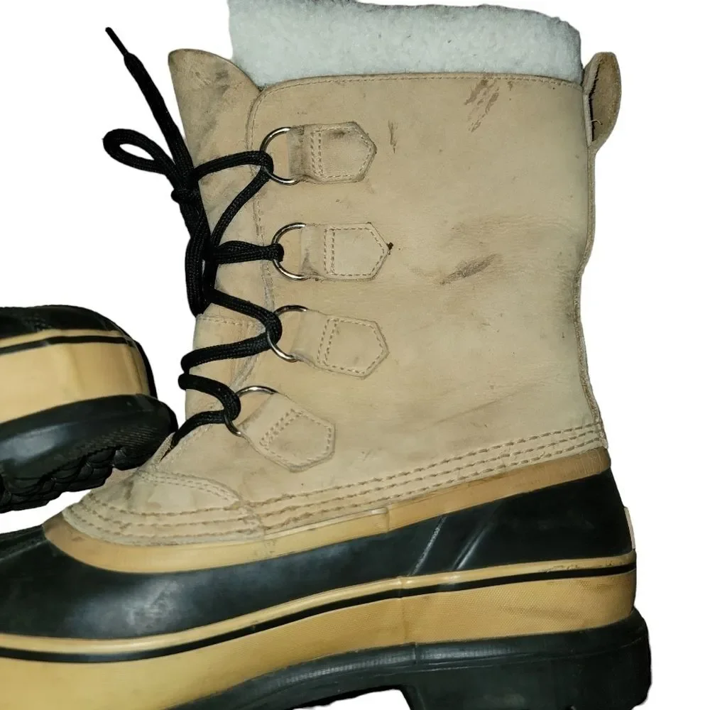 Sorel Men's Caribou Stack Waterproof Winter Boot size 9